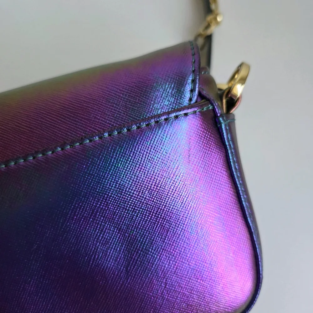 Tory Burch Hologram Iridescent Robinson Crossbody - Picture 14 of 16